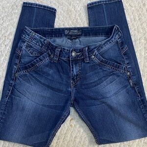 Silver Jeans Kellii Cargo Skinny Jeans Size 27